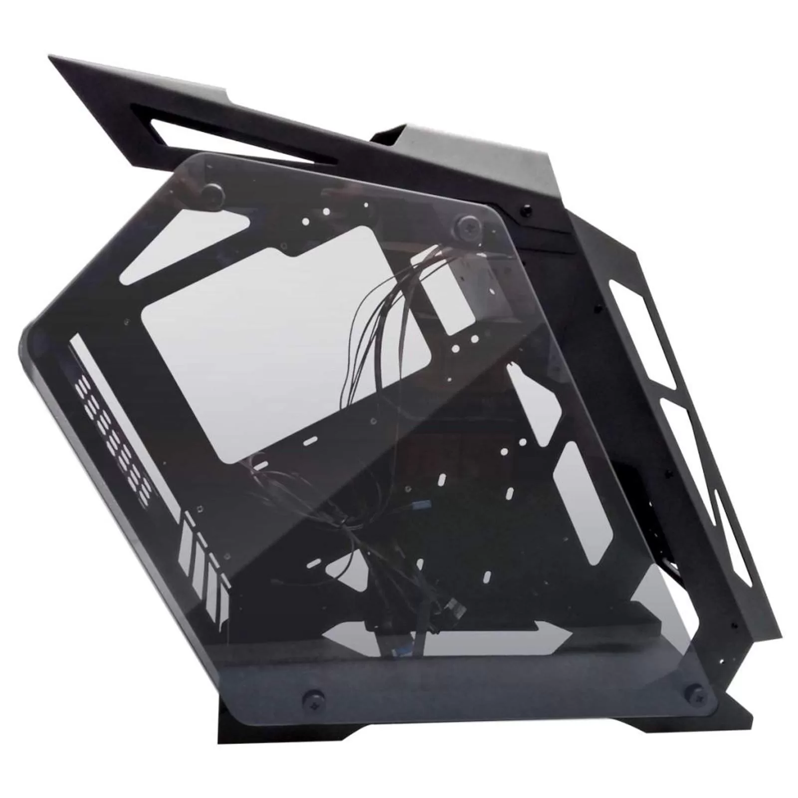 Gabinete Gamer PIXXO LKS06S Lateral de Vidro - Preto_pcimbativel_1