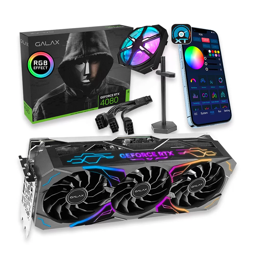 GPU NV RTX4080 16GB SG 1-CLICK OC GDDR6X 256 BITS GALAX 48NZM6MD6LSGBR_pcimbativel_6