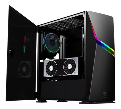 Gabinete Gamer Evolut Ashe EG-811, Mid Tower, RGB, Full-Window em Vidro Temperado_pcimbativel_1