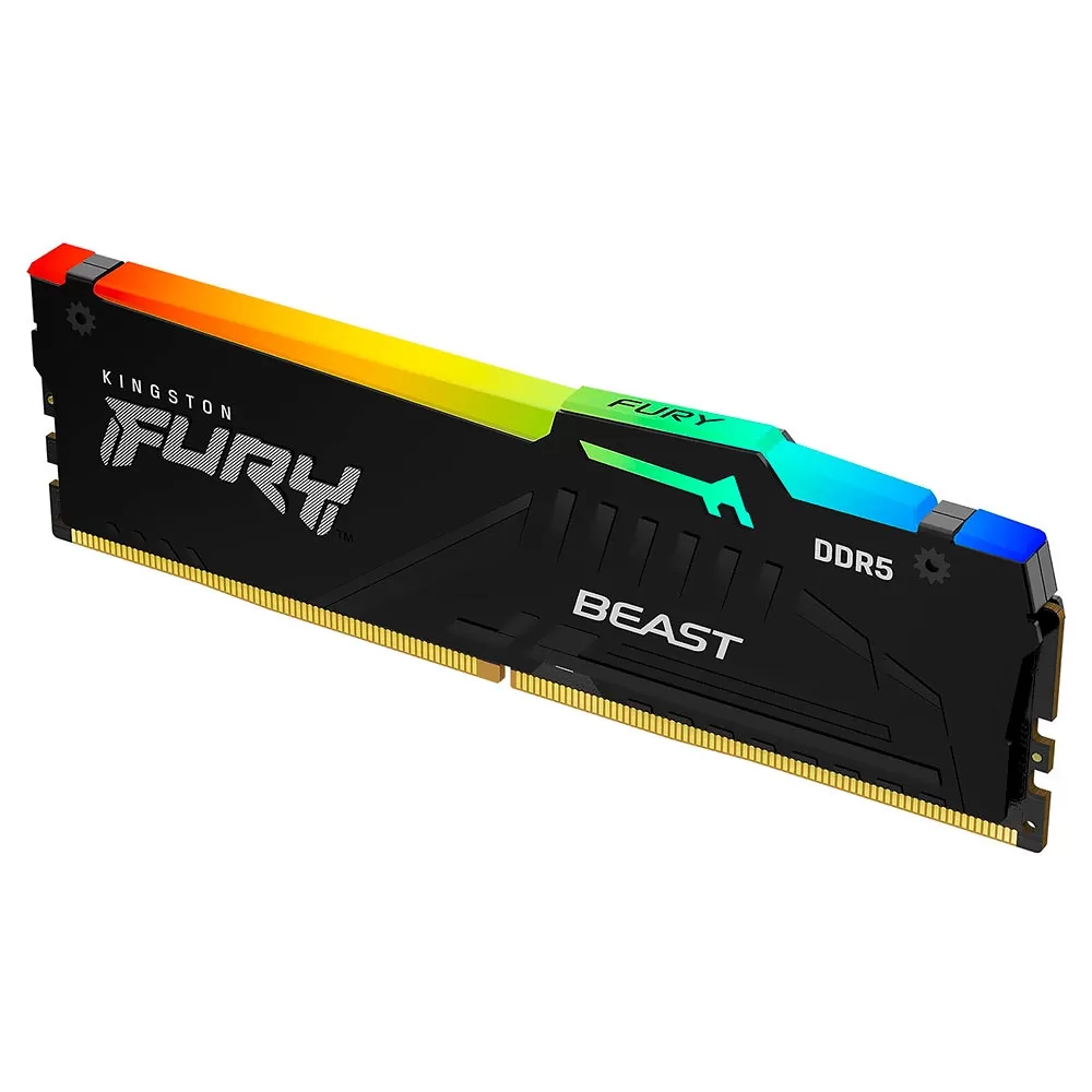 Memória RAM Kingston Fury Beast DDR5 32GB 5600MHz RGB - Preto (KF556C40BBA-32)_pcimbativel_2