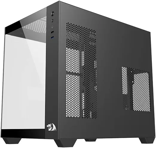 Redragon GABINETE GAMER MID TOWER SEM FAN SEM FONTE CA-604B WIDELOAD LITE PRETO_pcimbativel_5