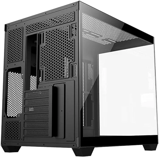 Redragon GABINETE GAMER MID TOWER SEM FAN SEM FONTE CA-604B WIDELOAD LITE PRETO_pcimbativel_6